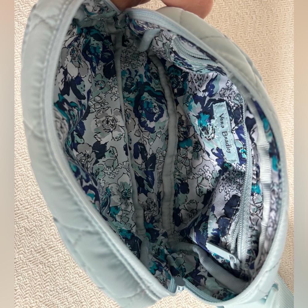 Vera Bradley Light Blue Belt Bag Fanny Pack Quilted - Picture 5 of 7